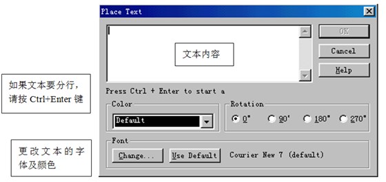 place-text-orcad-capture-cis